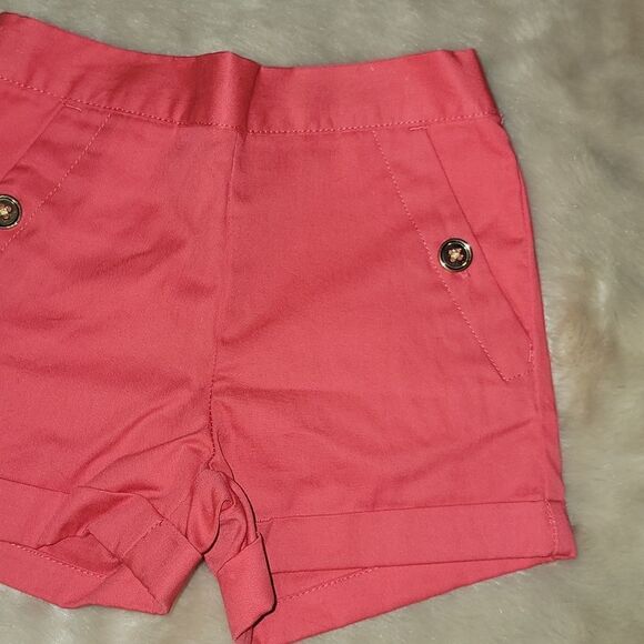 JANIE AND JACK CORAL/MELON SHORTS, SIZE 12-18 MONTHS - NEW! - Picture 3 of 7